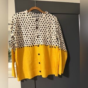 Polka Dot Yellow Sweater